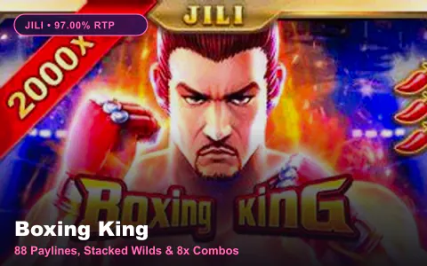 JILI Boxing King slot guide card