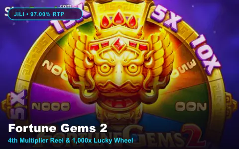 JILI Fortune Gems 2 slot guide card