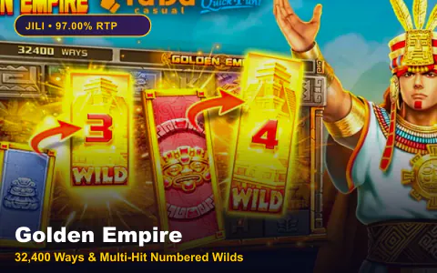 JILI Golden Empire slot guide card