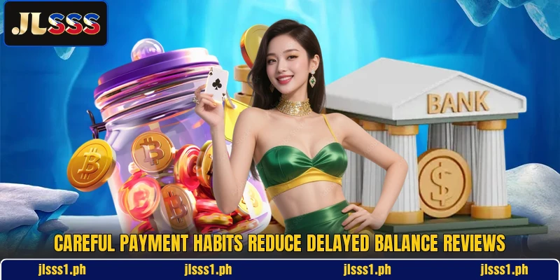 Careful payment habits reduce delayed balance reviews