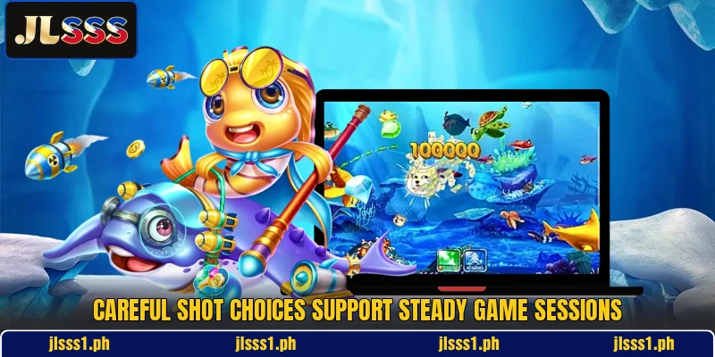 Careful shot choices support steady game sessions