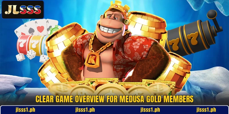 Clear game overview for Medusa Gold members