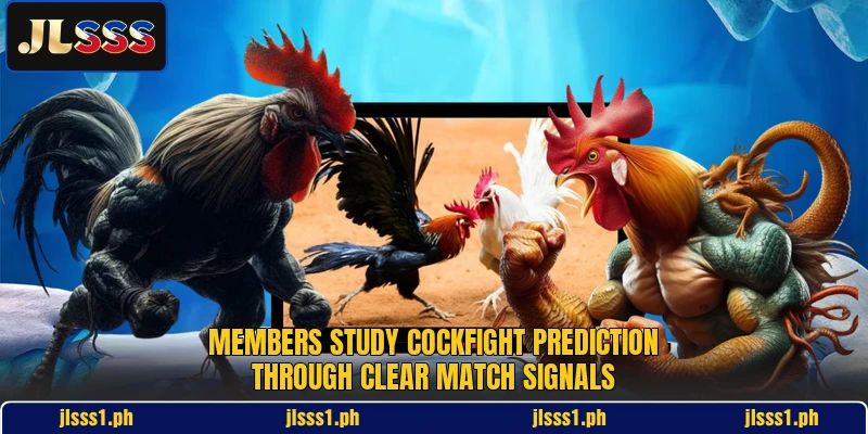 Members study Cockfight Prediction through clear match signals