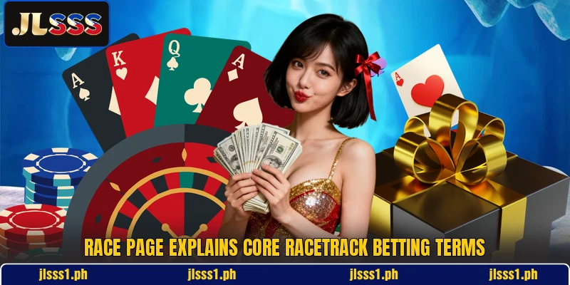 Race page explains core racetrack betting terms
