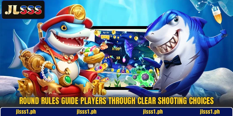 Round rules guide players through clear shooting choices