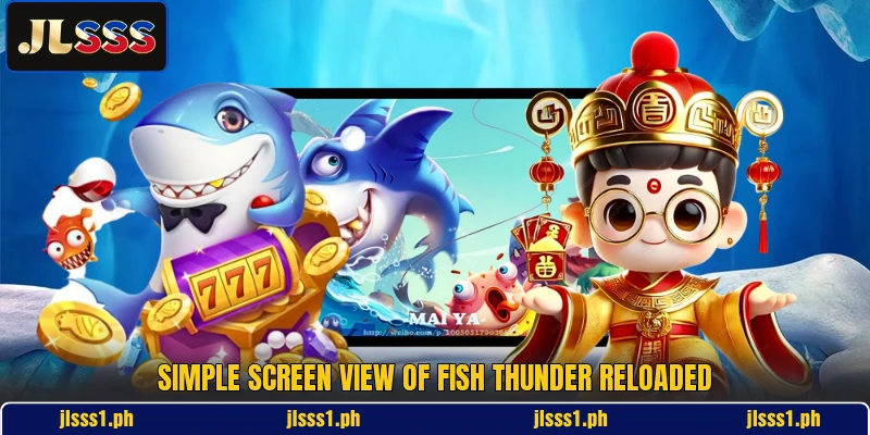 Simple screen view of Fish Thunder Reloaded